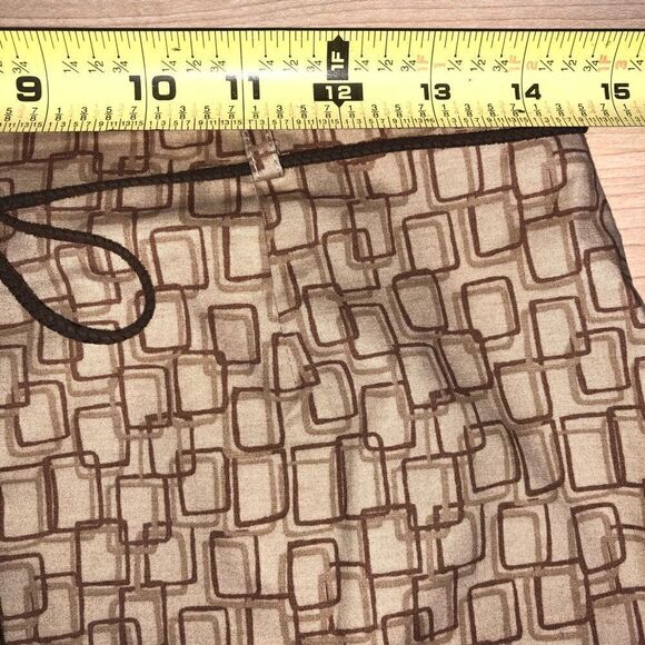 ANN TAYLOR stretch skirt size 6P Brown Tan Knee Length - Picture 3 of 5